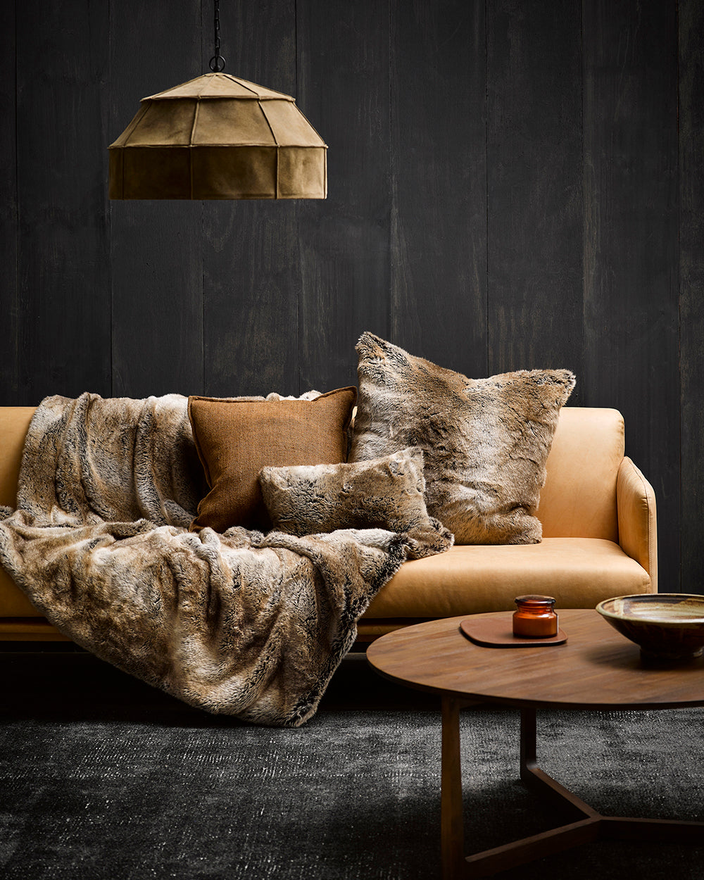 Heirloom Sable Throw Rug Blanket in Faux Fur is available from Make Your House A Home Premium Stockist. Furniture Store Bendigo, Victoria. Australia Wide Delivery.