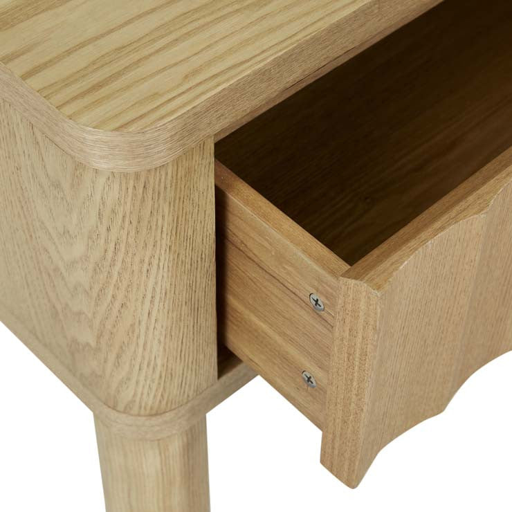 Oliver Fluted 1 Drawer Bedside Table by GlobeWest from Make Your House A Home Premium Stockist. Furniture Store Bendigo. 20% off Globe West Sale. Australia Wide Delivery.