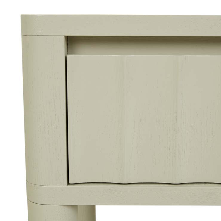 Oliver Fluted 1 Drawer Bedside Table by GlobeWest from Make Your House A Home Premium Stockist. Furniture Store Bendigo. 20% off Globe West Sale. Australia Wide Delivery.