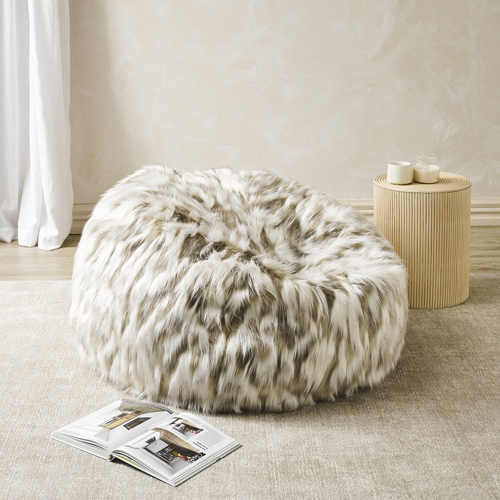 Heirloom Plush Pod Faux Fur Bean Bag Cover from Make Your House A Home Premium Stockist. Furniture Store Bendigo, Victoria. Australia Wide Delivery.