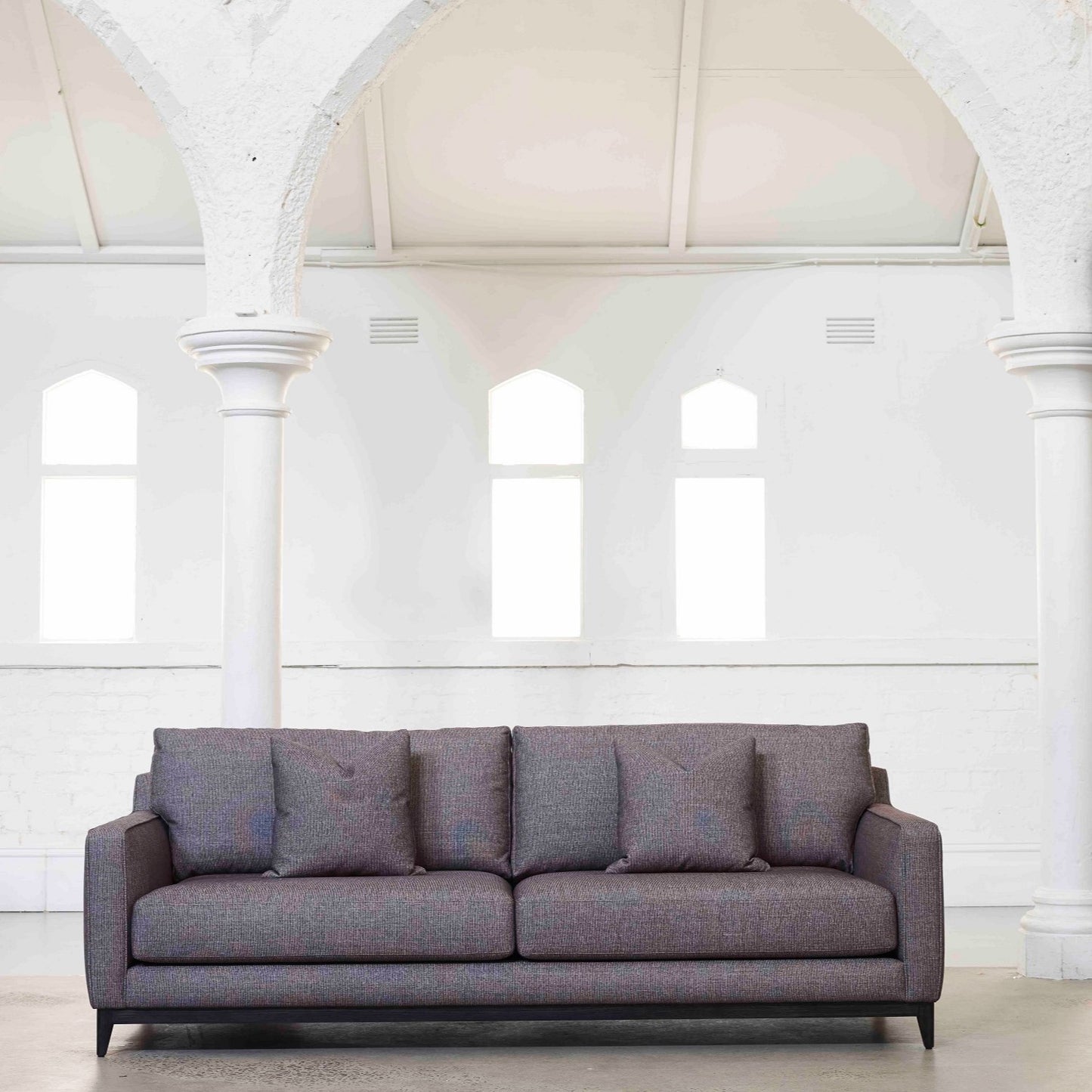 Barker Sofa by Molmic available from Make Your House A Home, Furniture Store located in Bendigo, Victoria. Australian Made in Melbourne.
