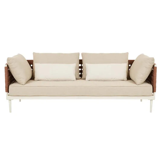 Cabana Weave 3 Seater Sofa by GlobeWest from Make Your House A Home Premium Stockist. Outdoor Furniture Store Bendigo. 20% off Globe West. Australia Wide Delivery.
