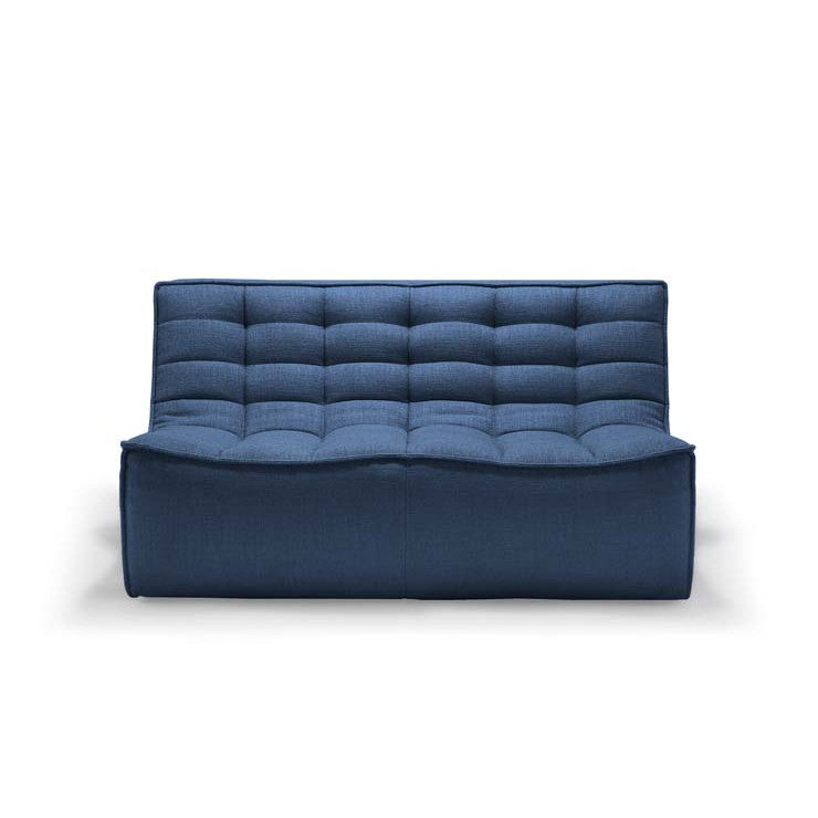 N701 Ethnicraft Slouch Sofa in Navy Blue fabric available from Make Your House A Home, Bendigo, Victoria, Australia