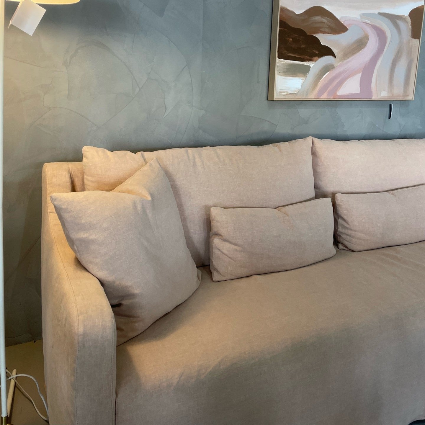 GlobeWest Sidney Slip 3-Seater Sofa