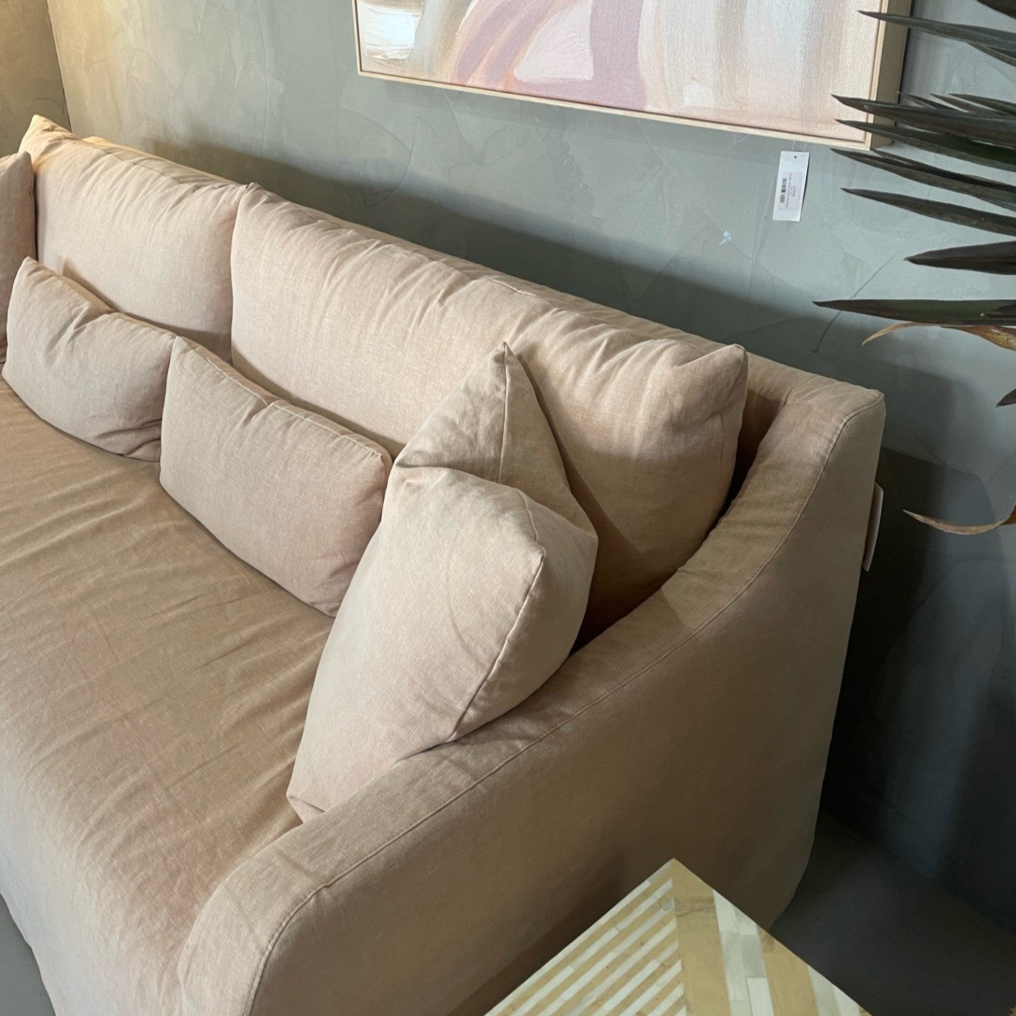 GlobeWest Sidney Slip 3-Seater Sofa