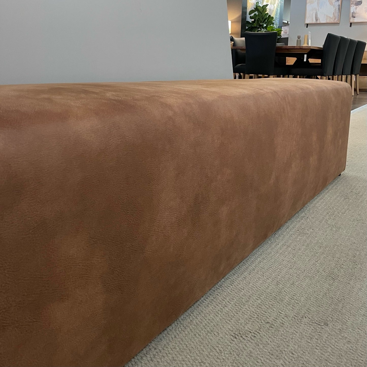 Large Ottoman/ Bench Clearance Tan