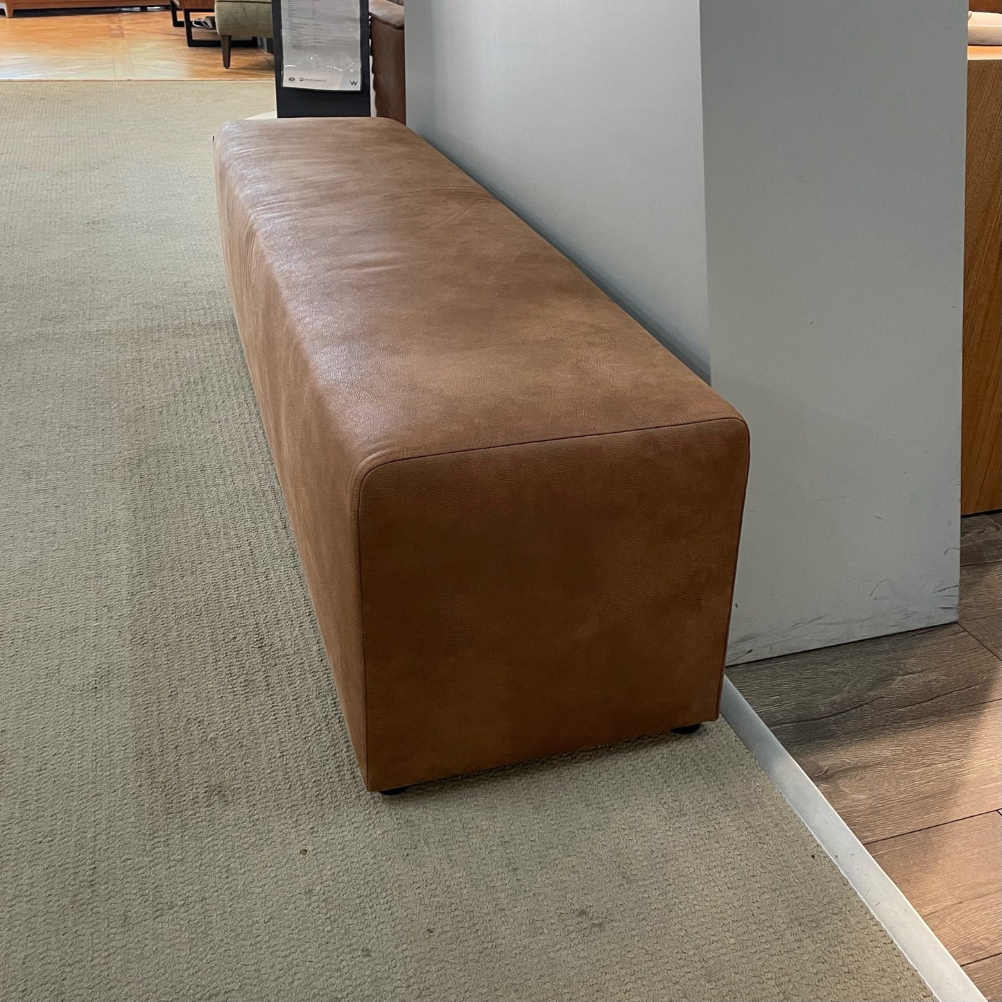 Large Ottoman/ Bench Clearance Tan