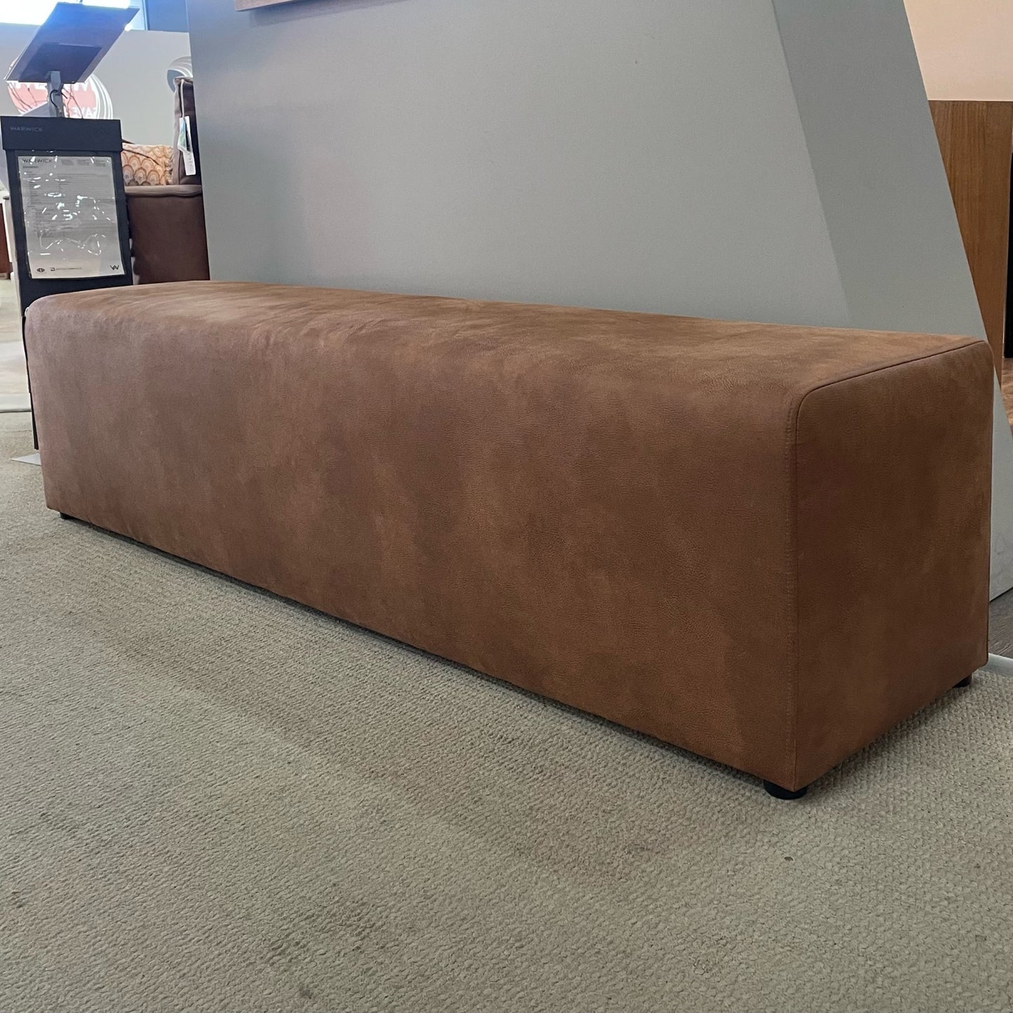 Large Ottoman/ Bench Clearance Tan