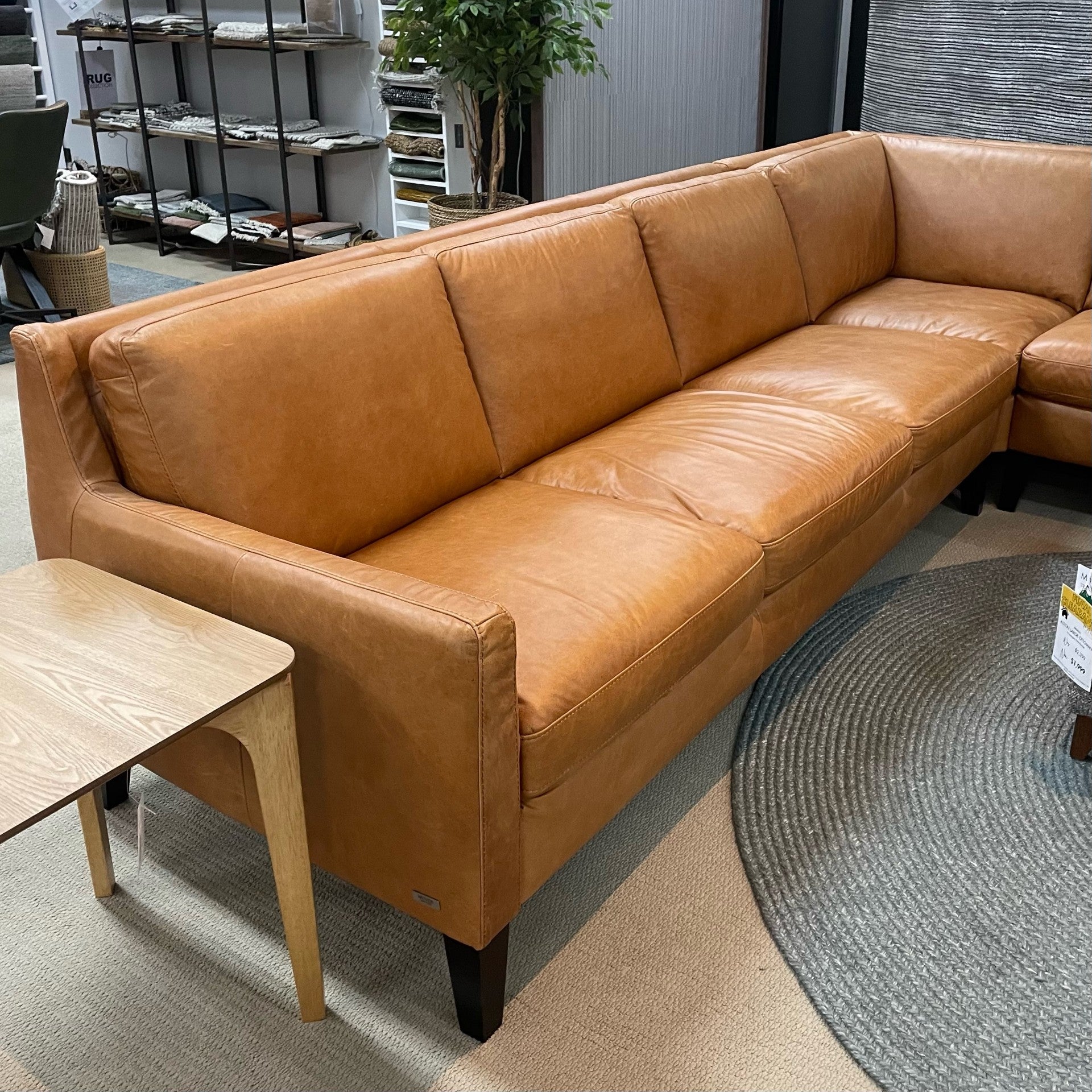 Natuzzi Editions Clearance Quiete Tan Corner Modular