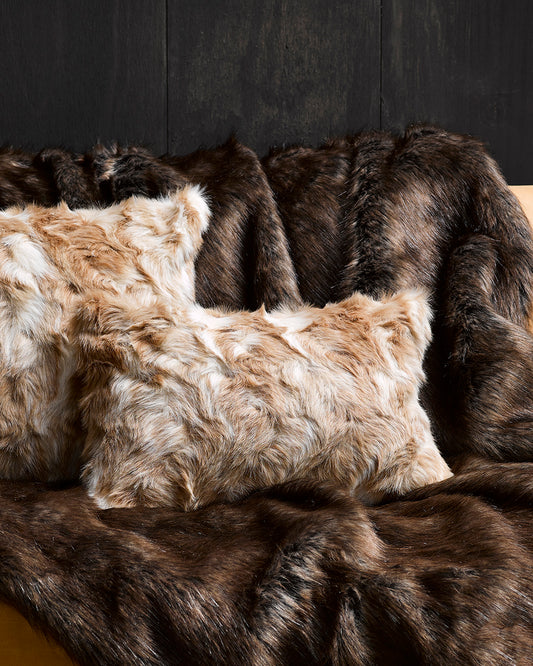Heirloom Vintage Squirrel Fawn Cushions in Faux Fur are available from Make Your House A Home Premium Stockist. Furniture Store Bendigo, Victoria. Australia Wide Delivery. Furtex Baya.