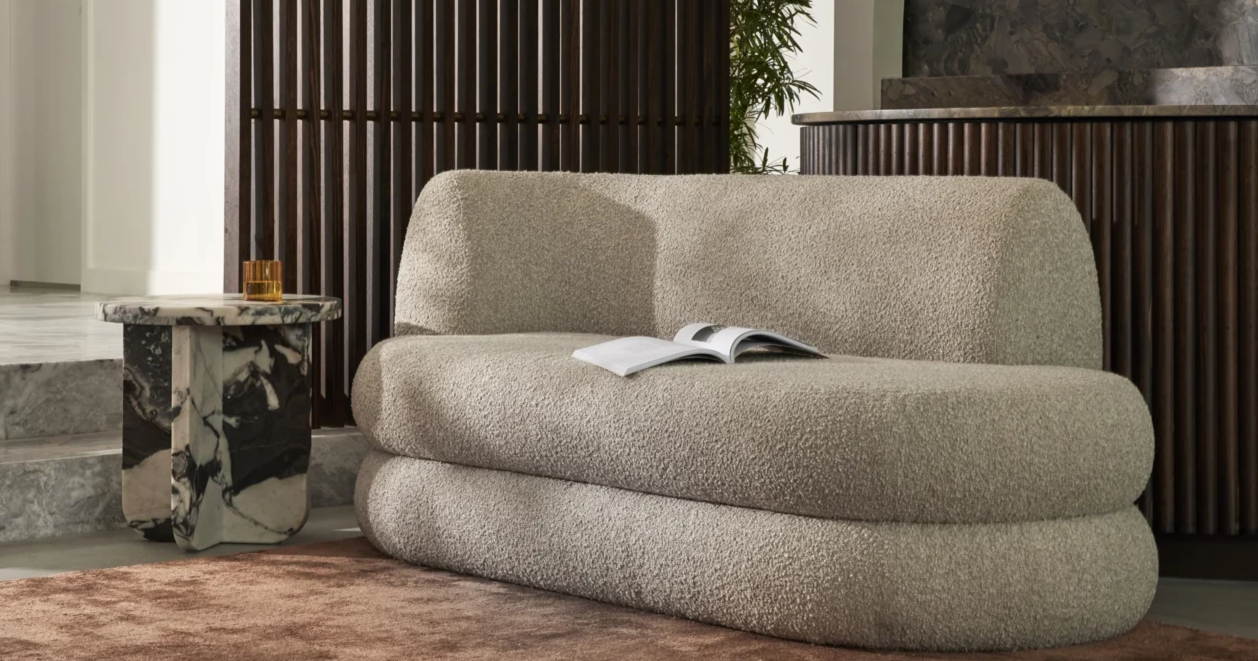Amara Curve Side Table by GlobeWest from Make Your House A Home Premium Stockist. Furniture Store Bendigo. 20% off Globe West. Australia Wide Delivery.