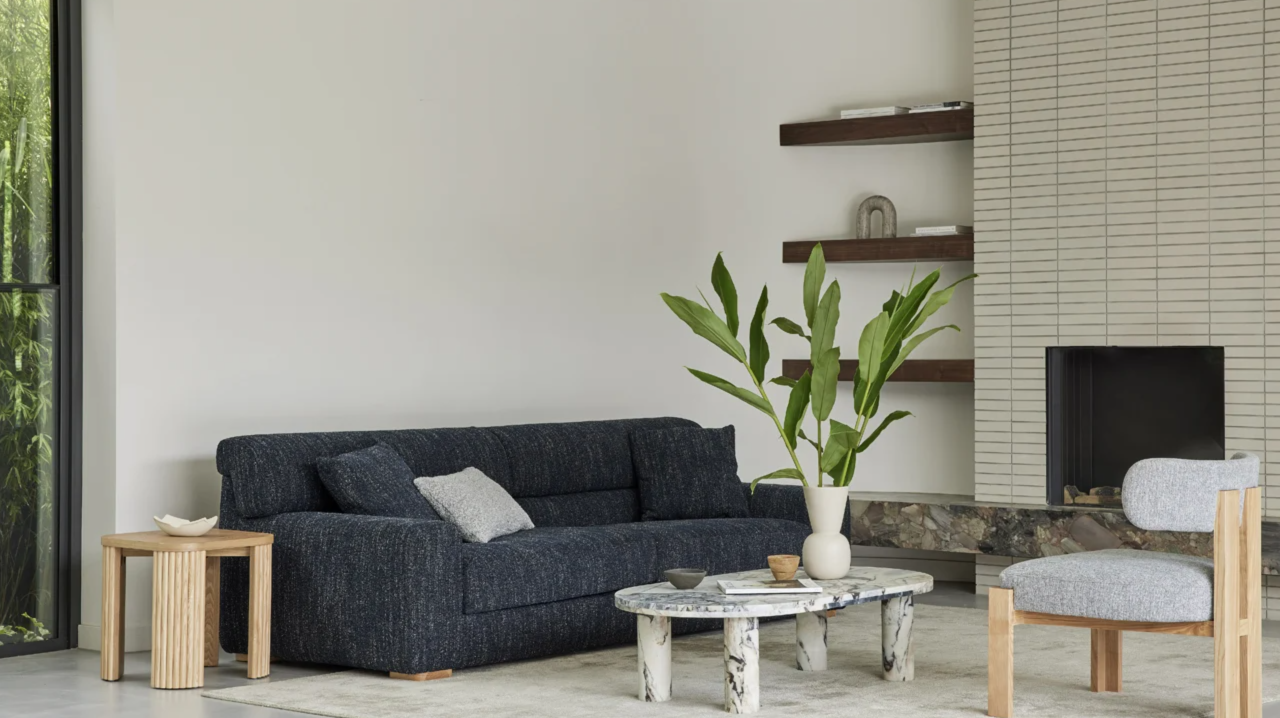 Amara Round Leg Oval Marble Coffee Table by GlobeWest from Make Your House A Home Premium Stockist. Furniture Store Bendigo. 20% off Globe West. Australia Wide Delivery.