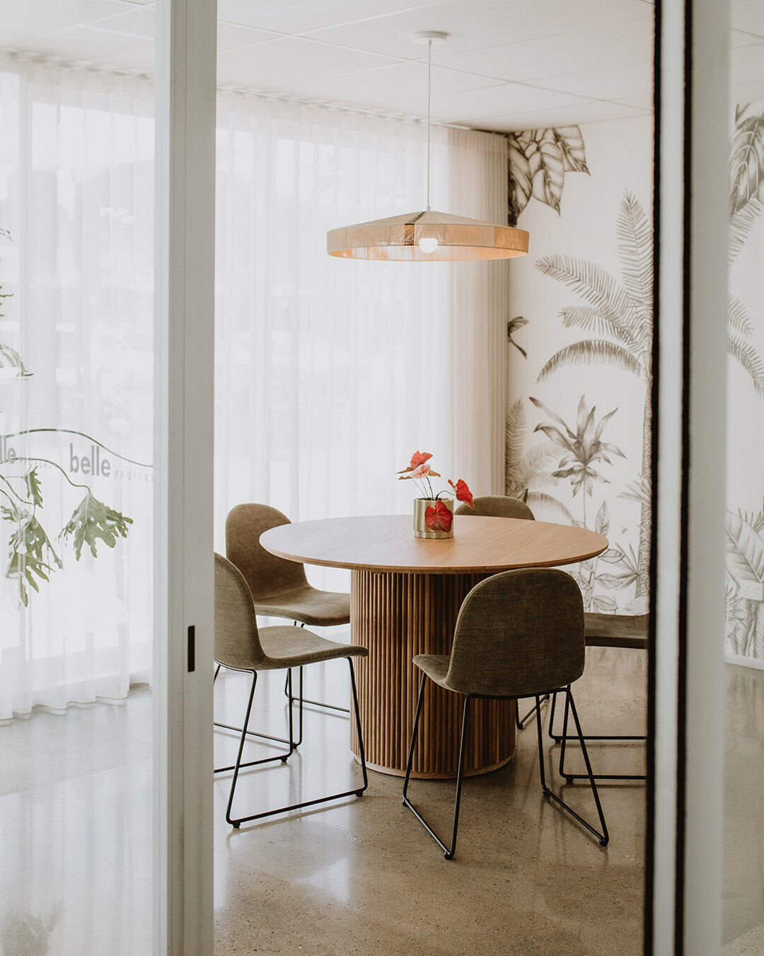 Benjamin Ripple Round Dining Table by GlobeWest from Make Your House A Home Premium Stockist. Furniture Store Bendigo. 20% off Globe West. Australia Wide Delivery.