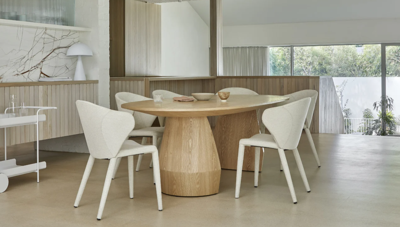 Bloom Oval Dining Table by GlobeWest from Make Your House A Home Premium Stockist. Furniture Store Bendigo. 20% off Globe West Sale. Australia Wide Delivery.
