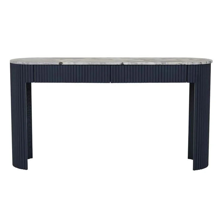 Benjamin Ripple Grande Marble Console Table by GlobeWest from Make Your House A Home Premium Stockist. Furniture Store Bendigo. 20% off Globe West Sale. Australia Wide Delivery.