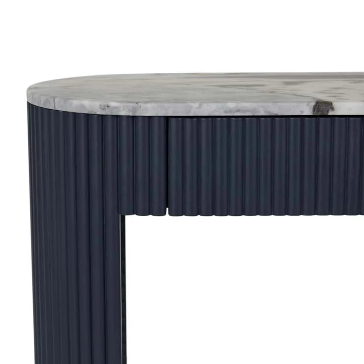 Benjamin Ripple Grande Marble Console Table by GlobeWest from Make Your House A Home Premium Stockist. Furniture Store Bendigo. 20% off Globe West Sale. Australia Wide Delivery.