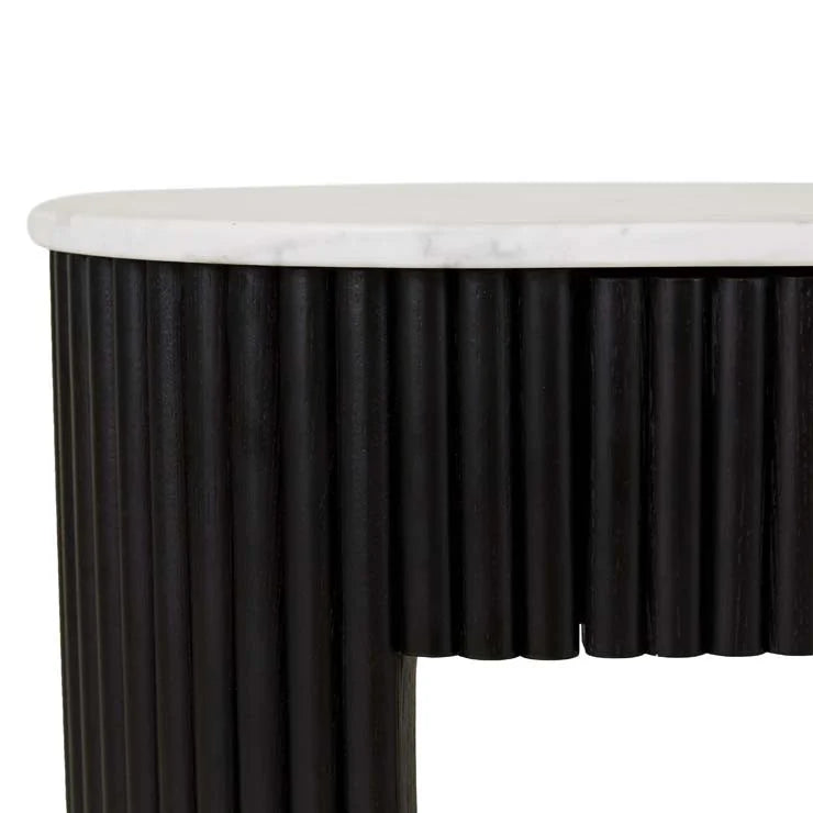 Benjamin Ripple Grande Marble Console Table by GlobeWest from Make Your House A Home Premium Stockist. Furniture Store Bendigo. 20% off Globe West Sale. Australia Wide Delivery.