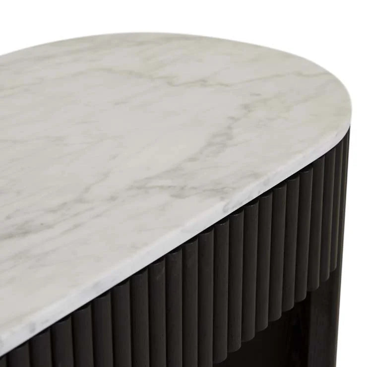 Benjamin Ripple Grande Marble Console Table by GlobeWest from Make Your House A Home Premium Stockist. Furniture Store Bendigo. 20% off Globe West Sale. Australia Wide Delivery.