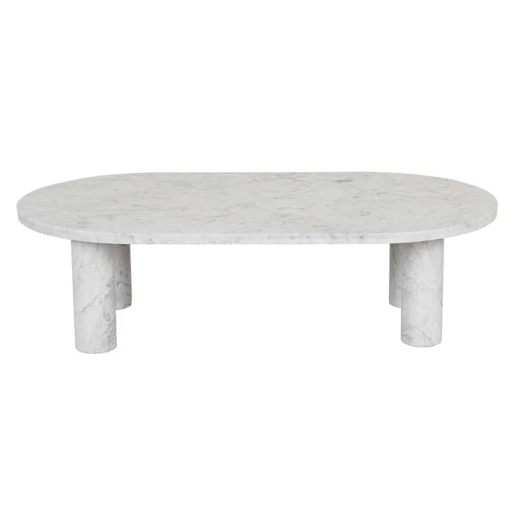 Amara Round Leg Oval Marble Coffee Table by GlobeWest from Make Your House A Home Premium Stockist. Furniture Store Bendigo. 20% off Globe West. Australia Wide Delivery.