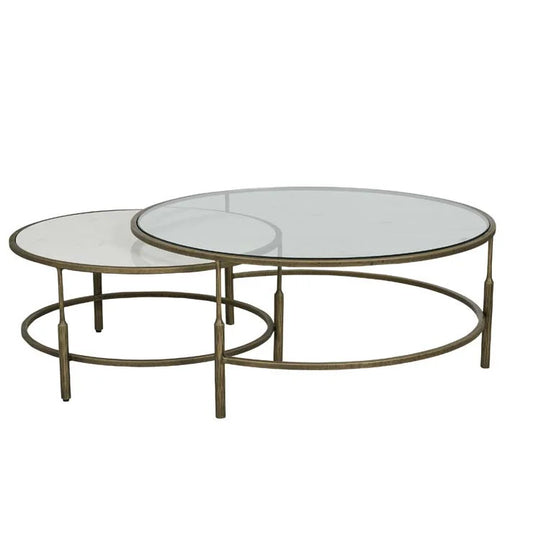 Verona Charm Nest of 2 Coffee Tables by GlobeWest from Make Your House A Home Premium Stockist. Furniture Store Bendigo. 20% off Globe West Sale. Australia Wide Delivery.