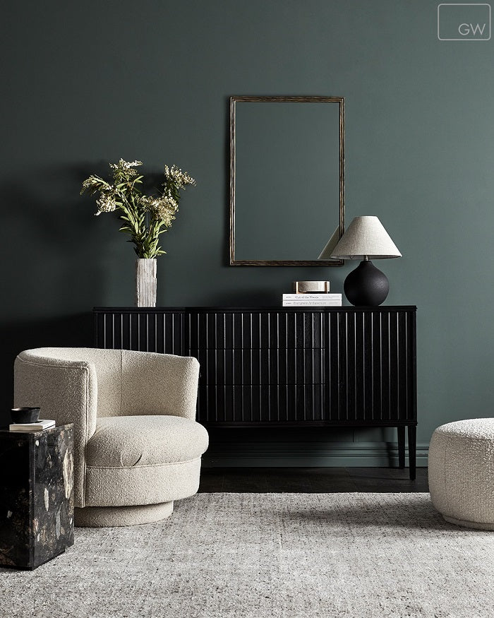 Kennedy Button Ottoman by GlobeWest from Make Your House A Home Premium Stockist. Furniture Store Bendigo. 20% off Globe West Sale. Australia Wide Delivery.