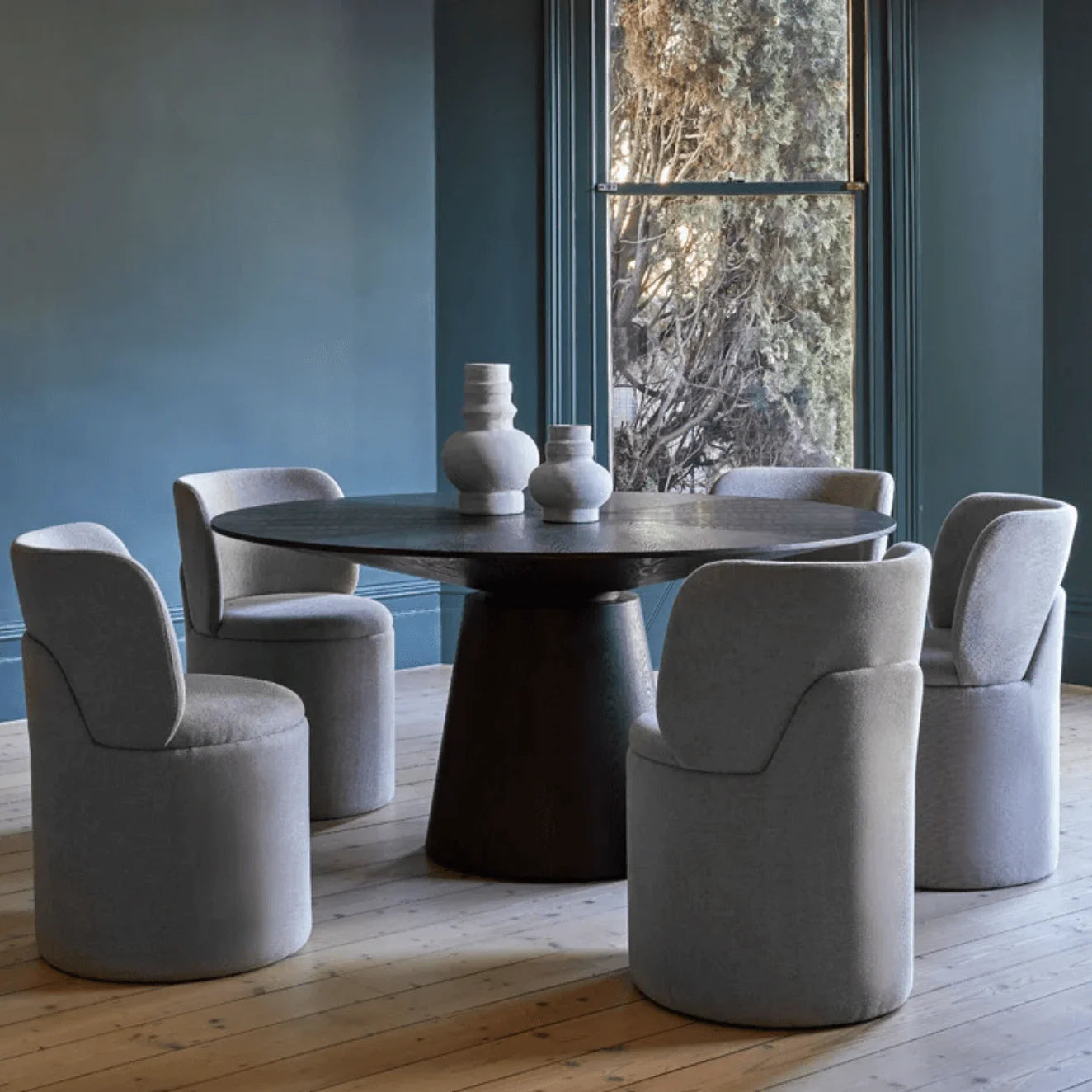 Classique Round Dining Table by GlobeWest from Make Your House A Home Premium Stockist. Furniture Store Bendigo. 20% off Globe West Sale. Australia Wide Delivery.