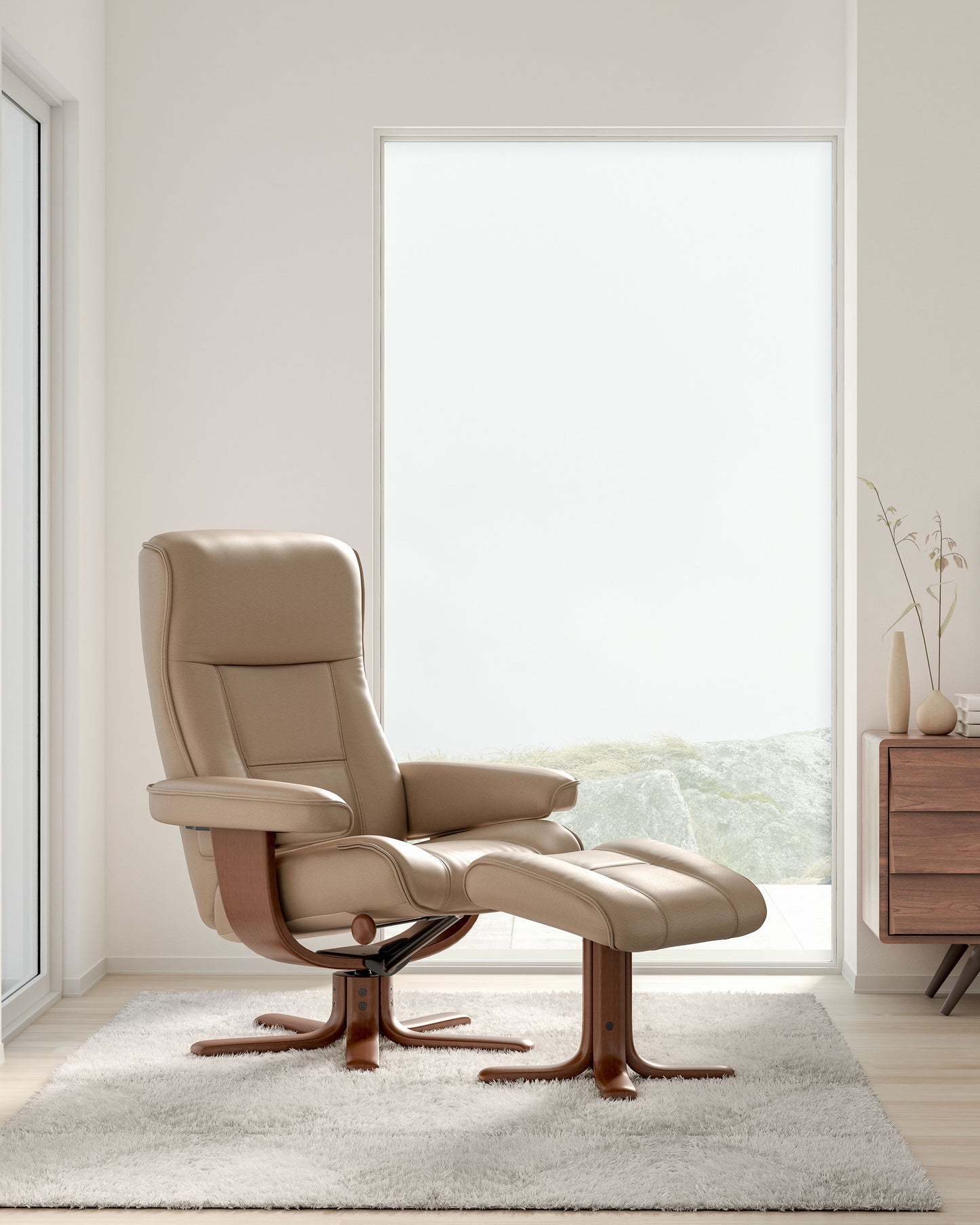 Nordic 21 Recliner & Ottoman