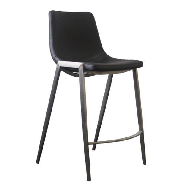 Northcote bar stool with stainless steel legs