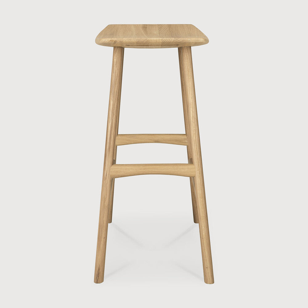 Ethnicraft Oak Osso Kitchen Counter Bar Stool available from Make Your House A Home, Bendigo, Victoria, Australia