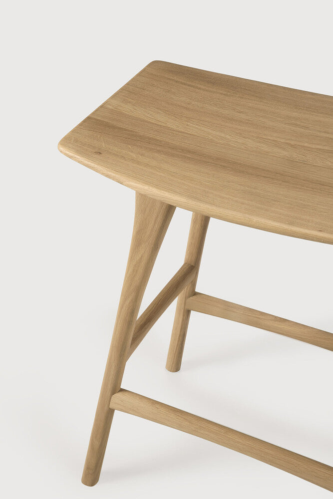 Ethnicraft Oak Osso Kitchen Counter Bar Stool available from Make Your House A Home, Bendigo, Victoria, Australia