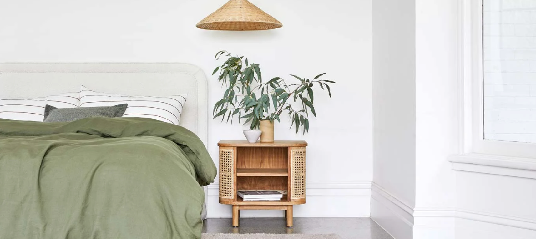 Willow Curve Bedside by GlobeWest from Make Your House A Home Premium Stockist. Furniture Store Bendigo. 20% off Globe West Sale. Australia Wide Delivery.