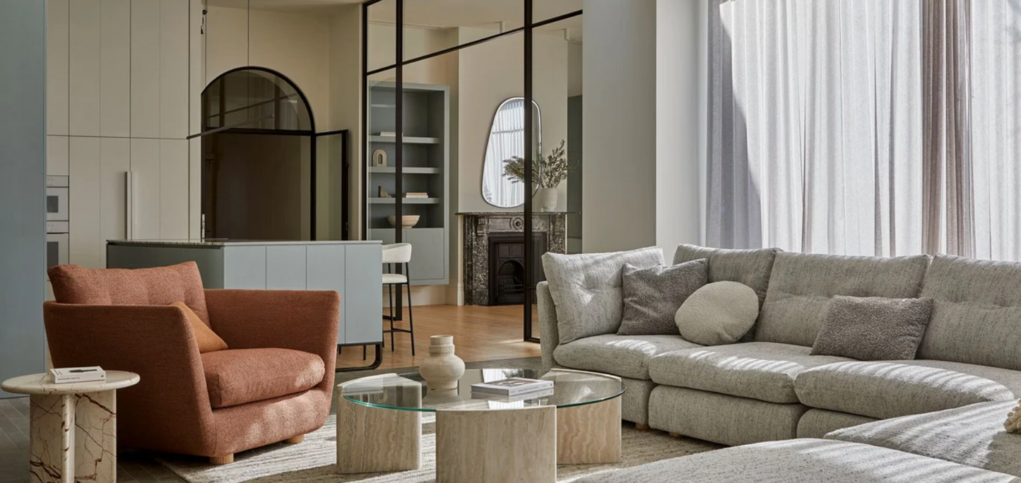 Atlas Ensemble Round Coffee Table by GlobeWest from Make Your House A Home Premium Stockist. Furniture Store Bendigo. 20% off Globe West. Australia Wide Delivery.