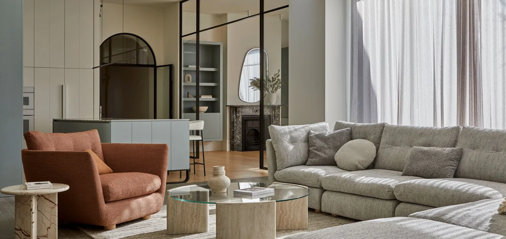 Atlas Ensemble Round Coffee Table by GlobeWest from Make Your House A Home Premium Stockist. Furniture Store Bendigo. 20% off Globe West. Australia Wide Delivery.