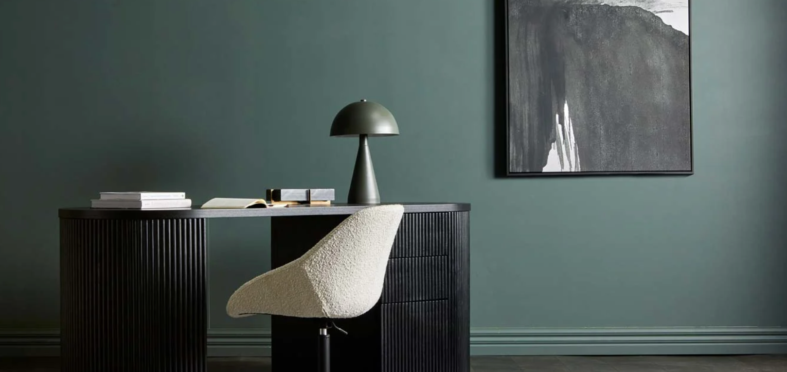 Benjamin Ripple Grand Desk by GlobeWest from Make Your House A Home Premium Stockist. Furniture Store Bendigo. 20% off Globe West. Australia Wide Delivery.