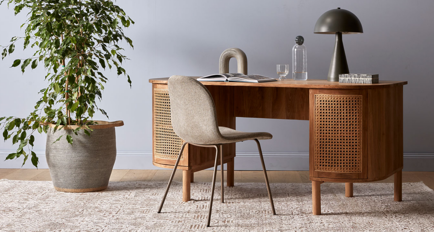 Willow Curve Desk by GlobeWest from Make Your House A Home Premium Stockist. Furniture Store Bendigo. 20% off Globe West Sale. Australia Wide Delivery.