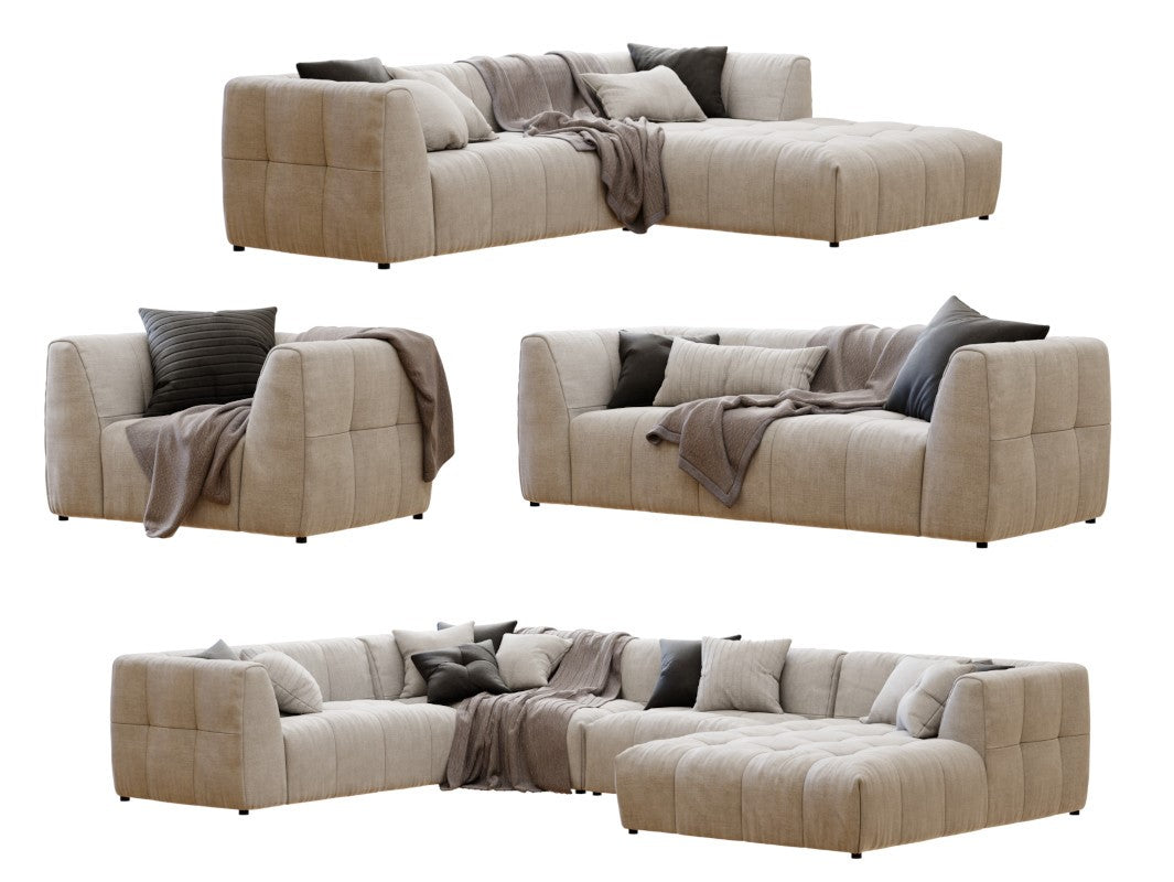 Sidney Slouch Left Chaise Sofa by GlobeWest from Make Your House A Home Premium Stockist. Furniture Store Bendigo. 20% off Globe West Sale. Australia Wide Delivery.