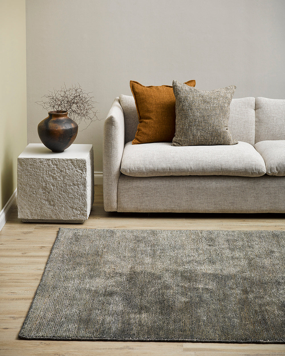 Anchorage Gravel Rug from Baya Furtex Stockist Make Your House A Home, Furniture Store Bendigo. Free Australia Wide Delivery. Mulberi Rugs.