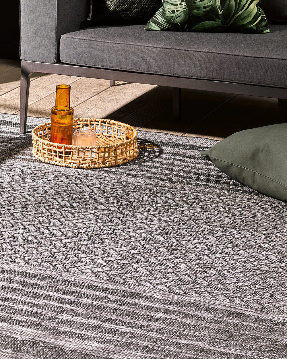 Antigua Outdoor Rug from Baya Furtex Stockist Make Your House A Home, Furniture Store Bendigo. Free Australia Wide Delivery.