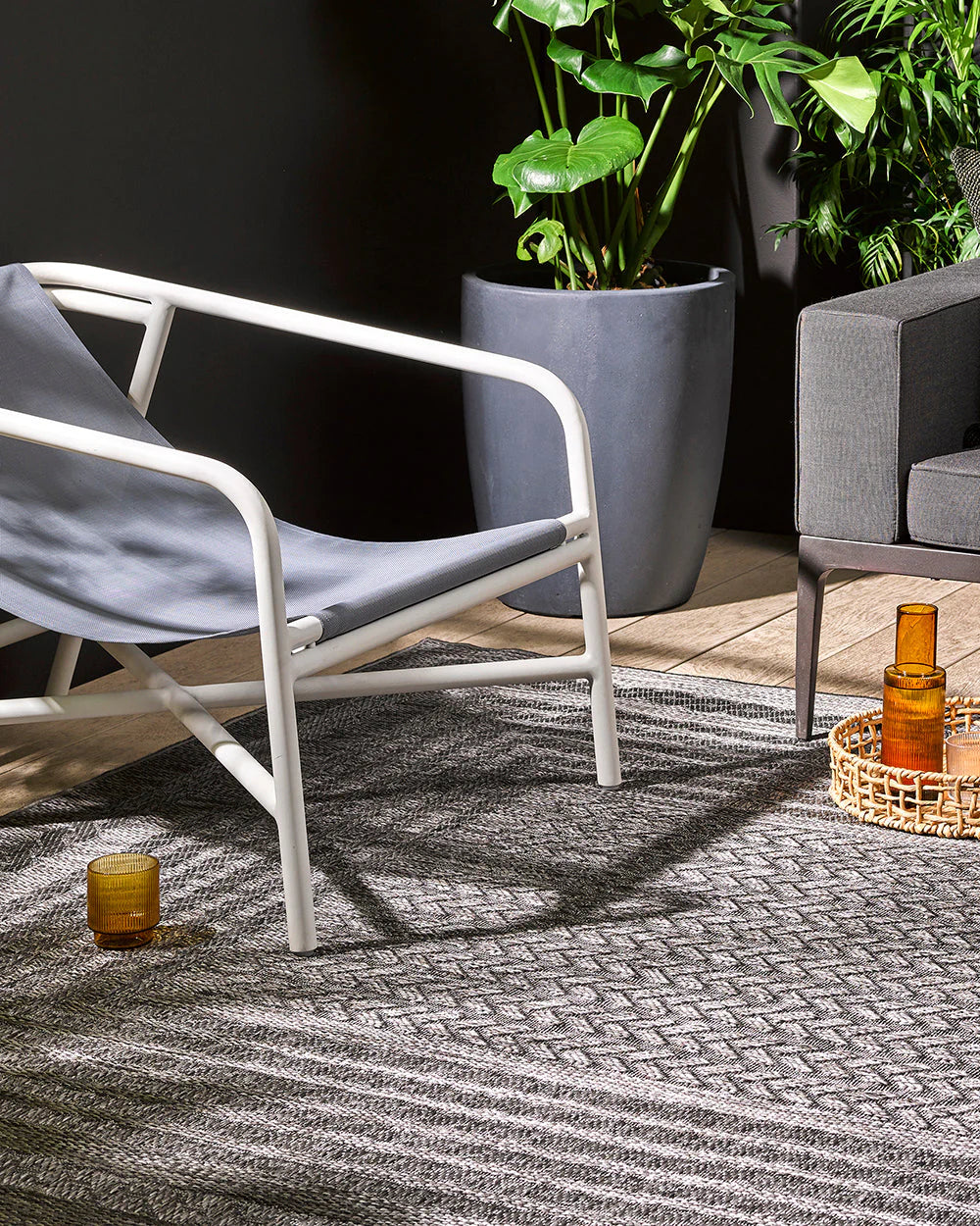 Antigua Outdoor Rug from Baya Furtex Stockist Make Your House A Home, Furniture Store Bendigo. Free Australia Wide Delivery.