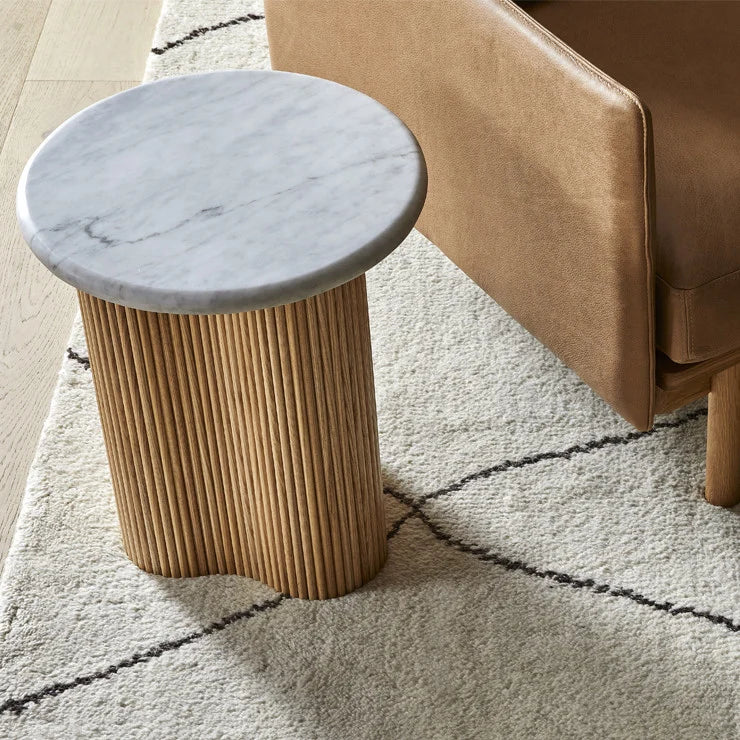 Artie Wave Ripple Side Table by GlobeWest from Make Your House A Home Premium Stockist. Furniture Store Bendigo. 20% off Globe West. Australia Wide Delivery.