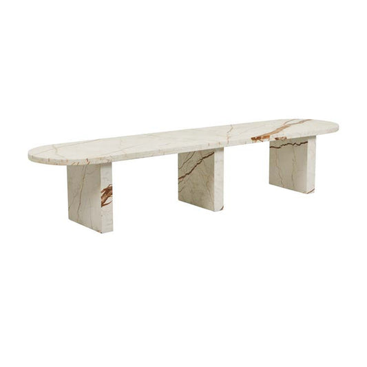 Amara Oval Bench by GlobeWest from Make Your House A Home Premium Stockist. Furniture Store Bendigo. 20% off Globe West. Australia Wide Delivery.