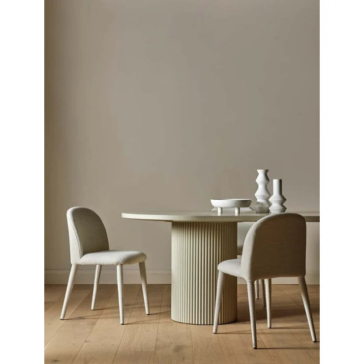 Benjamin Ripple Oval Dining Table by GlobeWest from Make Your House A Home Premium Stockist. Furniture Store Bendigo. 20% off Globe West. Australia Wide Delivery.