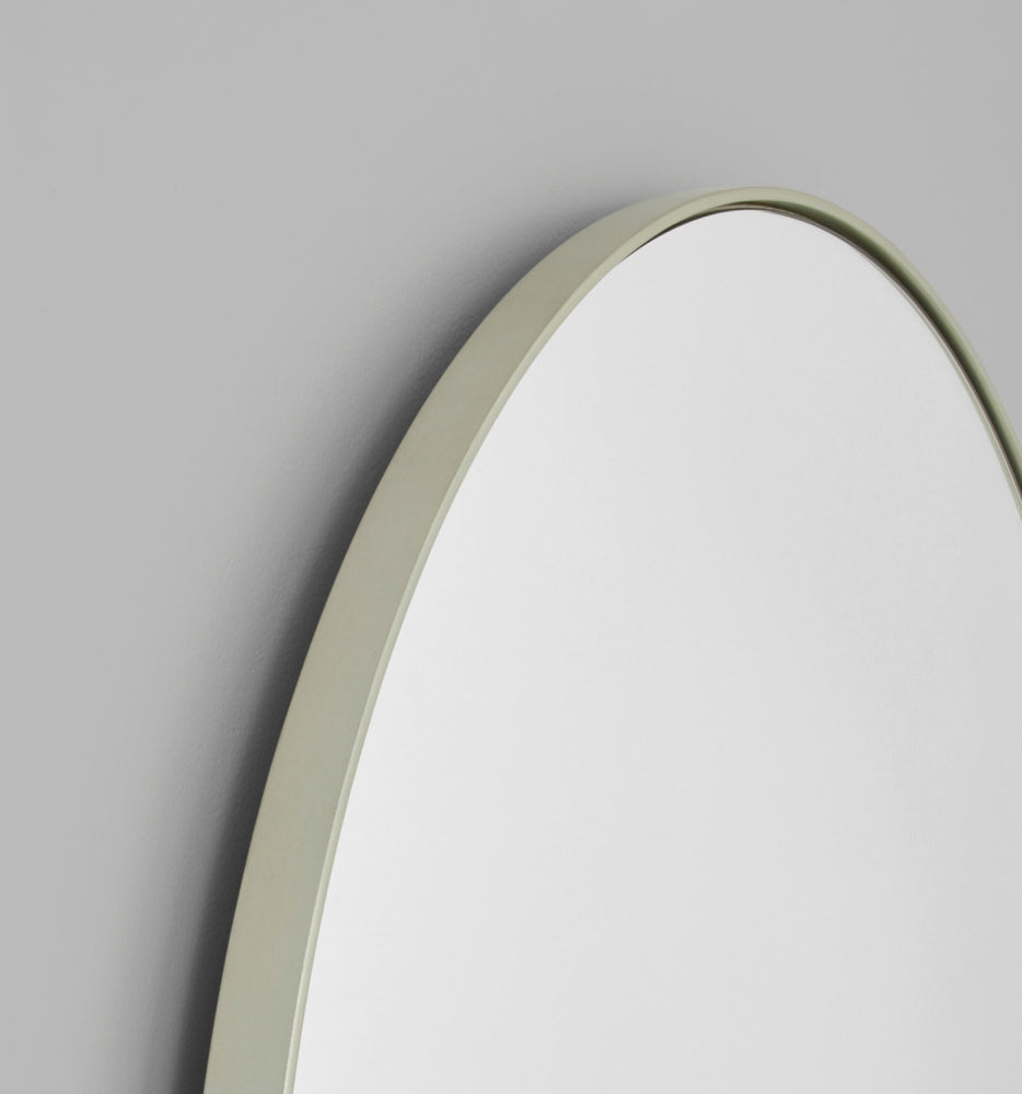 Bjorn silver floor mirror