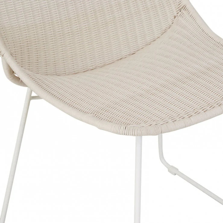 Granada Scoop Closed Weave Dining Chair by GlobeWest from Make Your House A Home Premium Stockist. Outdoor Furniture Store Bendigo. 20% off Globe West. Australia Wide Delivery.