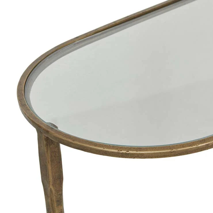 Amelie Oval Console by GlobeWest from Make Your House A Home Premium Stockist. Furniture Store Bendigo. 20% off Globe West. Australia Wide Delivery.