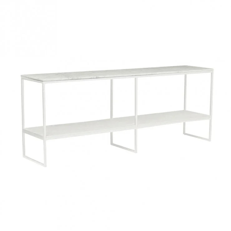 Baxter Marble Shelf Console by GlobeWest from Make Your House A Home Premium Stockist. Furniture Store Bendigo. 20% off Globe West. Australia Wide Delivery.