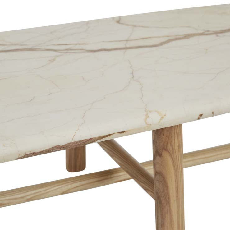 Artie Oval Marble Coffee Table by GlobeWest from Make Your House A Home Premium Stockist. Furniture Store Bendigo. 20% off Globe West. Australia Wide Delivery.