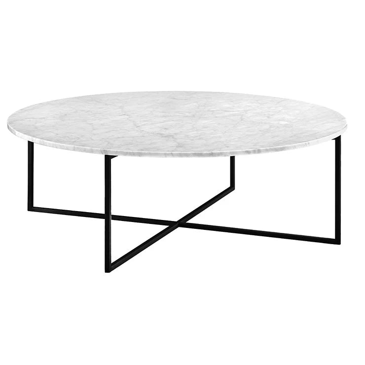 Elle Luxe Marble Round Coffee Table by GlobeWest from Make Your House A Home Premium Stockist. Furniture Store Bendigo. 20% off Globe West Sale. Australia Wide Delivery.