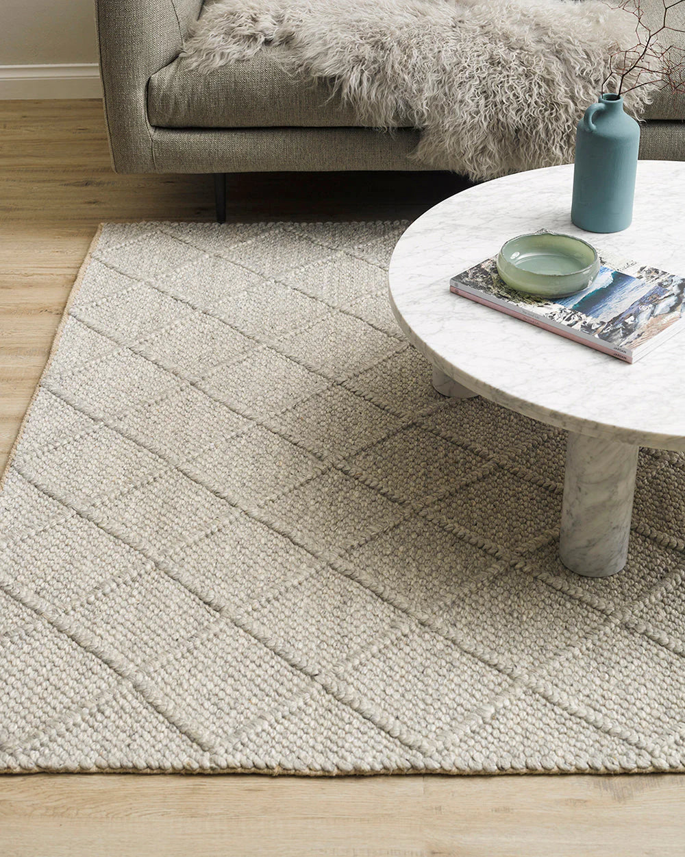 Dakota Silver Birch Floor Rug from Baya Furtex Stockist Make Your House A Home, Furniture Store Bendigo. Free Australia Wide Delivery. Mulberi Rugs.