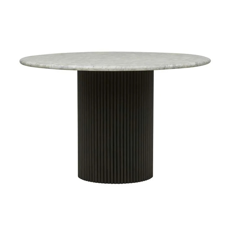 Benjamin Ripple Marble Dining Table by GlobeWest from Make Your House A Home Premium Stockist. Furniture Store Bendigo. 20% off Globe West. Australia Wide Delivery.
